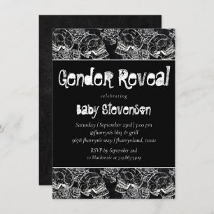 Roos   Funky Chalkboard Grunge Gender Rekala Kaart