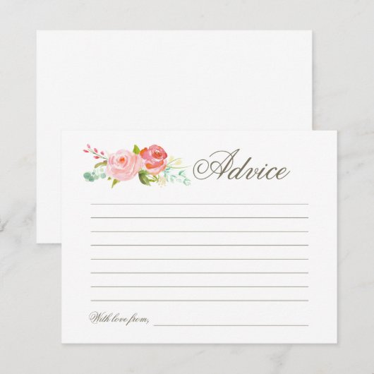 Roos Garden | Advice-Kaart Advieskaart (Voorkant / Achterkant)