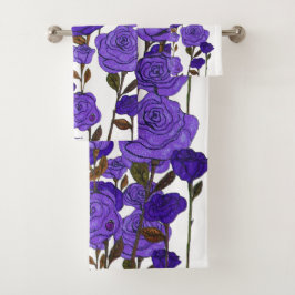 Roos Garden Bad Handdoek