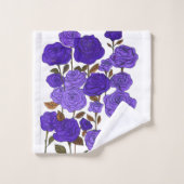 Roos Garden Bad Handdoek (Wasdoekje)