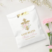 Roos Garden Baptisme Favor Bags Bedankzakje (Gezegeld)