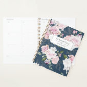Roos Garden Blue | Gepersonaliseerde planner (Display)