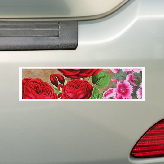 Roos Garden  Bumpersticker (Op auto)