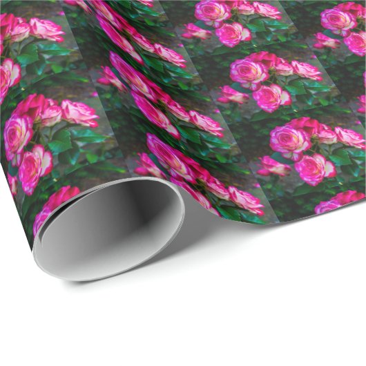 Roos Garden Cadeaupapier (Rol Hoek)