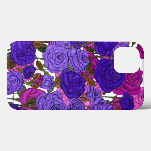 Roos Garden Case-Mate iPhone Case (Achterkant (horizontaal))