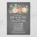 Roos Garden Chalkboard | Vrijgezellenfeest Kaart<br><div class="desc">Deze Bridal Shower Invitation is voorzien van prachtige waterkleurige bloemen op het karton. Stuur je gasten een uitnodiging die ze niet zullen vergeten! Voor een nog meer gedenkwaardige uitnodiging selecteert u een doorgesneden vorm,  getextureerd papier of een dubbeldik papier.


com.</div>