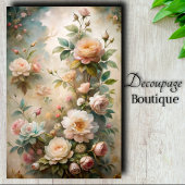 Roos Garden Dream Decoupage Tissuepapier