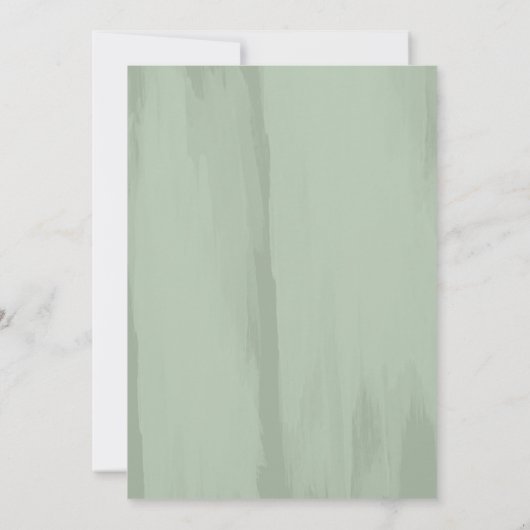 Roos Garden elegant floral Weddenschap Kaart (Achterkant)