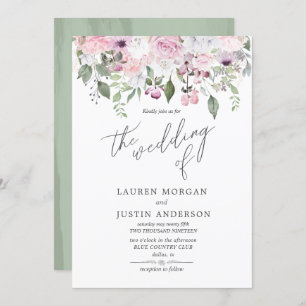 Roos Garden elegant floral Weddenschap Kaart