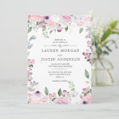 Roos Garden elegant floral Weddenschap Kaart (Staand voorkant)