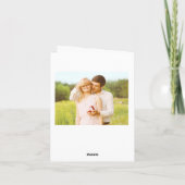 Roos Garden | Engagement Party Bedankt (Achterkant)