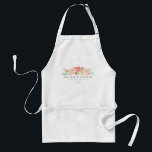 Roos Garden Floral Business Apron Standaard Schort<br><div class="desc">Roos Garden Floral Business Apron met rozen van de waterverf.</div>