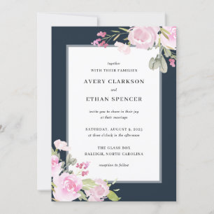 Roos Garden Floral Wedding Invitation ROS Bedankkaart