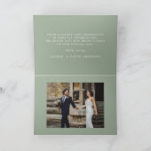 Roos Garden | Gevouwen foto Hartelijk dank Kaart (Binnen)