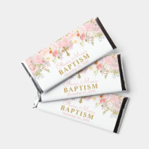 Roos Garden Girl Baptism Chocolade Snoep Wrapper