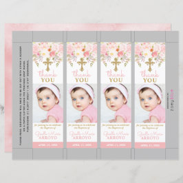 Roos Garden Girl Baptism Foto Bladwijzer