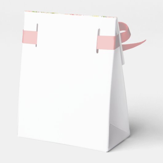 Roos Garden Girl Baptism Personalized Bedankdoosjes (Achterkant)