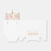 Roos Garden Girl Baptism Personalized Bedankdoosjes (Uitgevouwen)