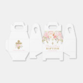 Roos Garden Girl Baptism Personalized Favor Box Bedankdoosjes (Uitgevouwen)