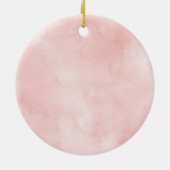 Roos Garden Girl Baptisme God Bless Keramisch Ornament (Achterkant)