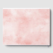 Roos Garden Girl Pink & Gold Baptisme Gastenboek (Achterkant)