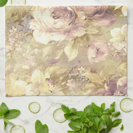 Roos Garden Kitchen Towel Theedoek (Gevouwen)