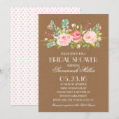 Roos Garden Kraft | Vrijgezellenfeest Kaart (Voorkant / Achterkant)