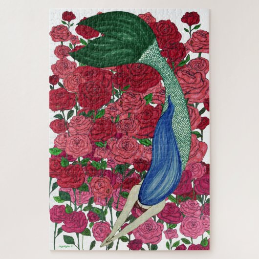 Roos Garden Legpuzzel (Verticaal)