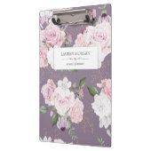 Roos Garden Mauve | Gepersonaliseerd klembord (Links)