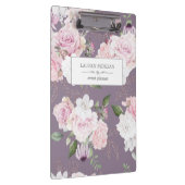Roos Garden Mauve | Gepersonaliseerd klembord (Rechts)