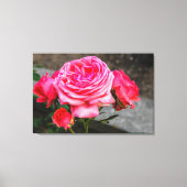 Roos Garden Portrait Canvas Afdruk (Voorkant)