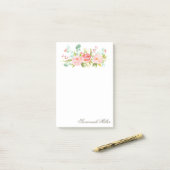 Roos Garden Post-it® Notes (Op bureau)