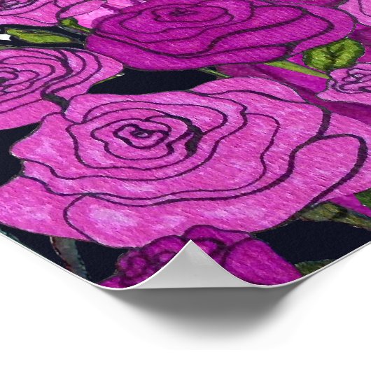 Roos Garden Poster (Hoek)