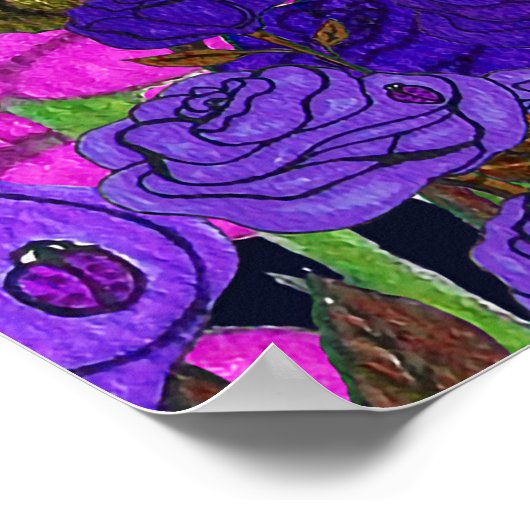 Roos Garden Poster (Hoek)