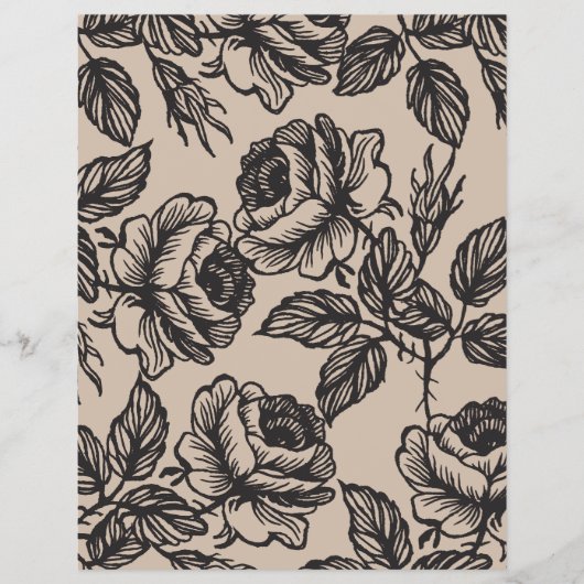 Roos Garden | Rustige DIY Enveloppen Liner Flyer (Voorkant)