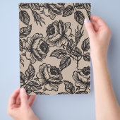 Roos Garden | Rustige DIY Enveloppen Liner Flyer (Hand)