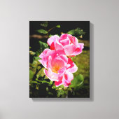 ROOS GARDEN Stretted Canvas Print (Voorkant)