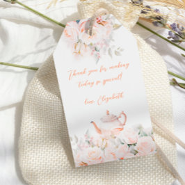 Roos Garden Tea Party Vrijgezellenfeest Favoriet T Cadeaulabel