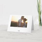 Roos Garden | Vrijgezellenfeest Hartelijk dank Bedankkaart (Achterkant)