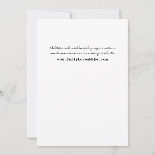 Roos Garden Weddenschap Kaart (Achterkant)