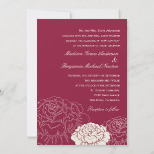 Roos Garden Weddenschap - Rich Red Kaart