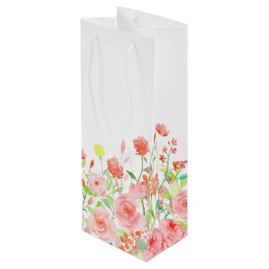 Roos Garden Wijn Cadeautas (Achterkant Gekanteld)