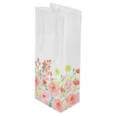 Roos Garden Wijn Cadeautas (Voorkant Gekanteld)
