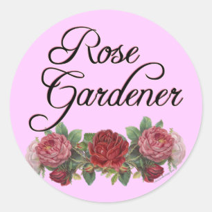 Roos Gardener Gezegde met Rozen Stickers