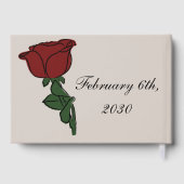 Roos gastenboek (Achterkant)