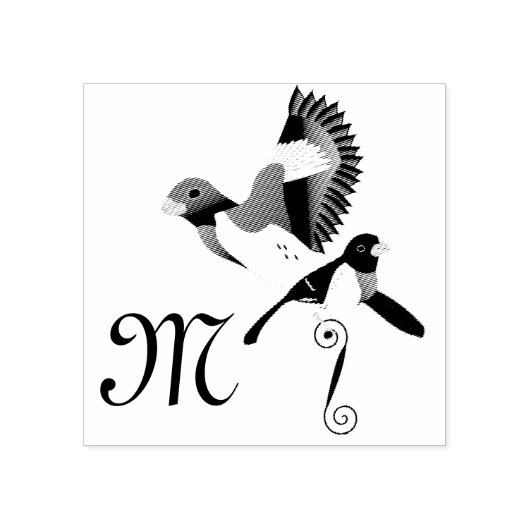 Roos Gebrekte gegrosbeak Kardinaal vogel Rubberstempel (Afrduk)