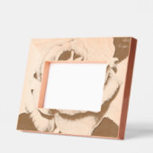 Roos geëtst 4 "x6" Hout Lijst Gegraveerde Lijstjes (Links)