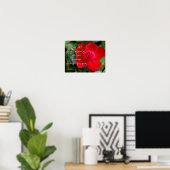 Roos Gegoten al uw angstgevoelens Christelijke Bij Poster (Thuiskantoor)