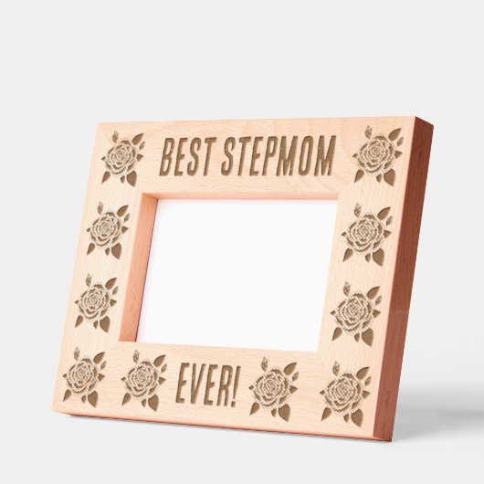 Roos gegraveerd Lijst voor stepmoms (Links)