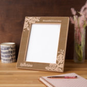 Roos Gegraveerde Lijstjes (Links)